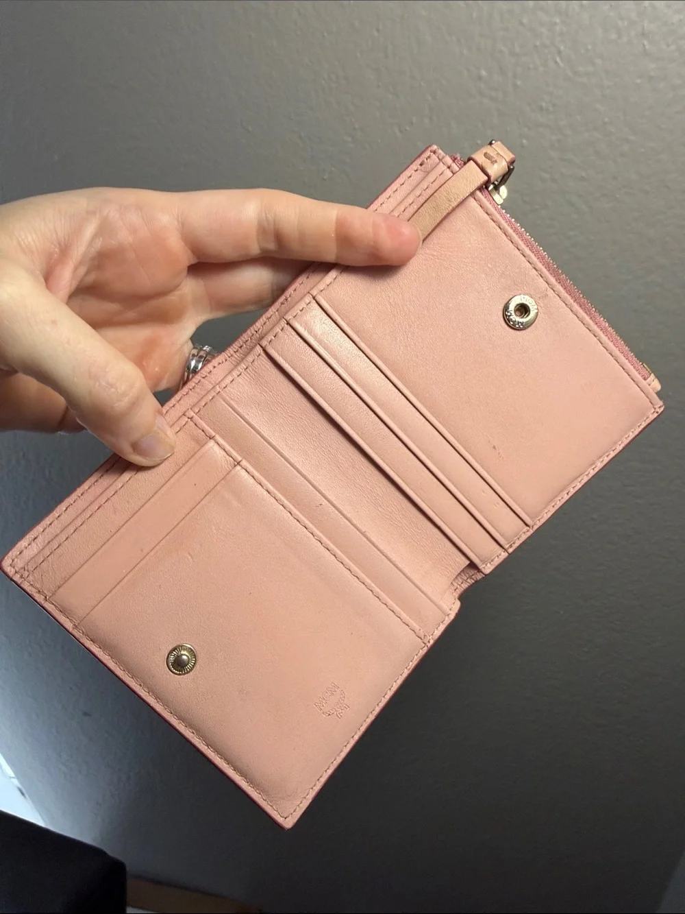 LIMITED EDITION MCM Pink Bunny Motif Wallet